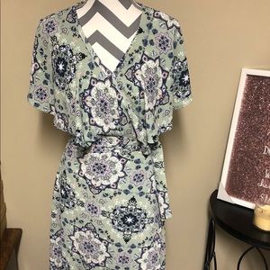 Mint wrap around midi